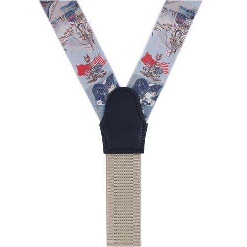 Trafalgar Limited Edition The Commander Woven Silk Formal End Suspenders In Multiple Colors
