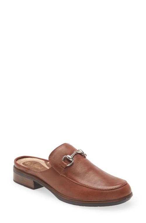 Halny Mule in Soft Chestnut Leather