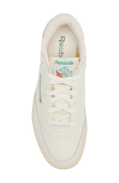 Shop Reebok Club C 85 Vintage Sneaker In Top-chalk/paperwhite/glen