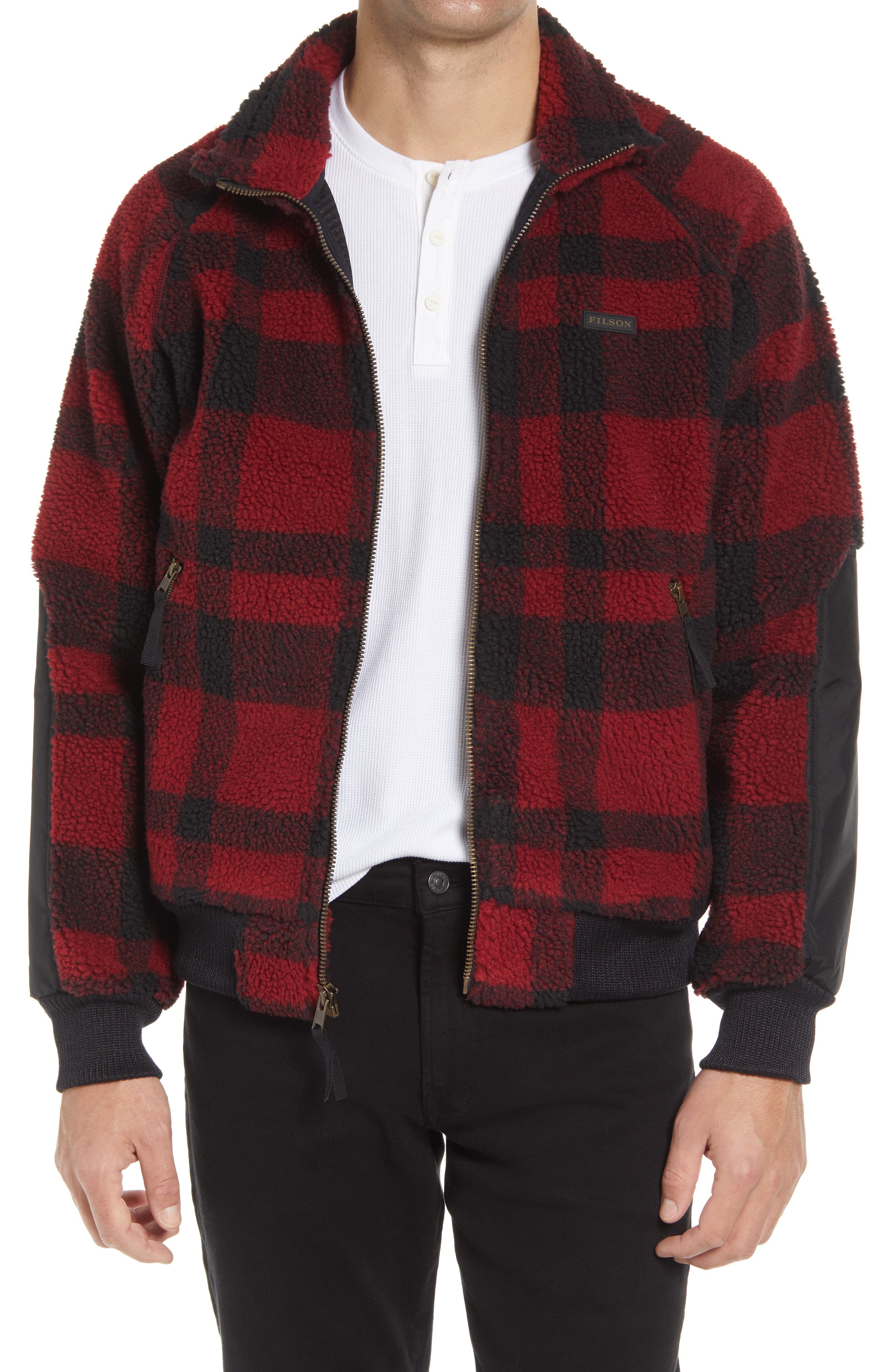 filson red plaid jacket