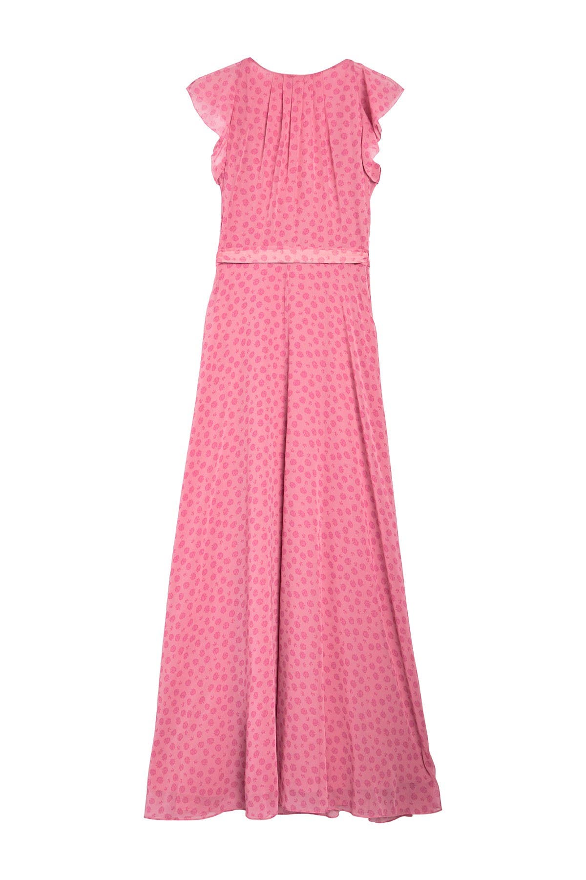 Diane Von Furstenberg Eldridge Flutter Sleeve Wrap Maxi Dress In Open Miscellaneous20