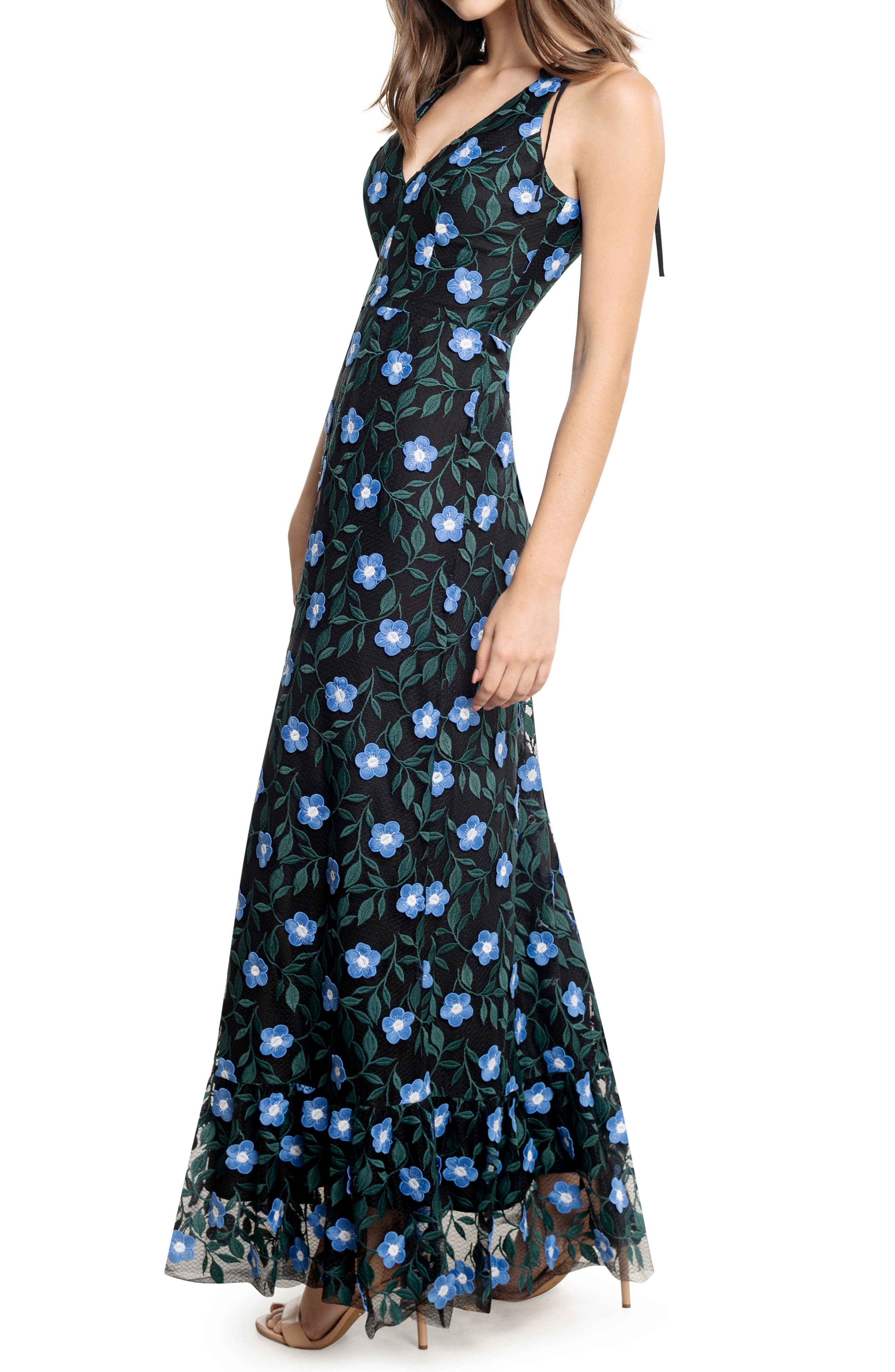 Dress the Population Sunny Embroidered 