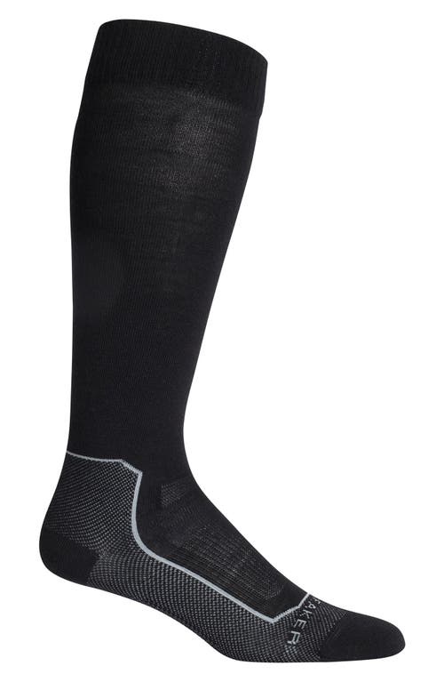 Icebreaker Ski+ Ultralight Wool Blend Over the Calf Socks in Black
