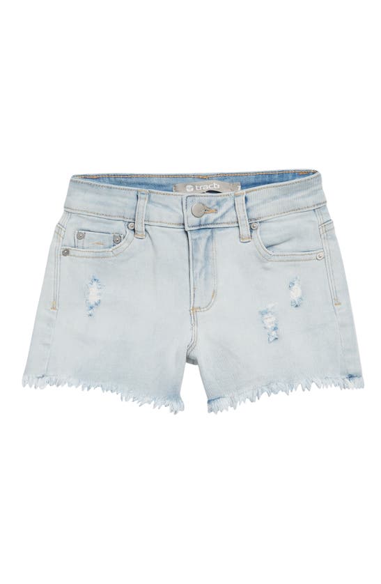 Tractr Kids' Brittany Fray Shorts In Indigo