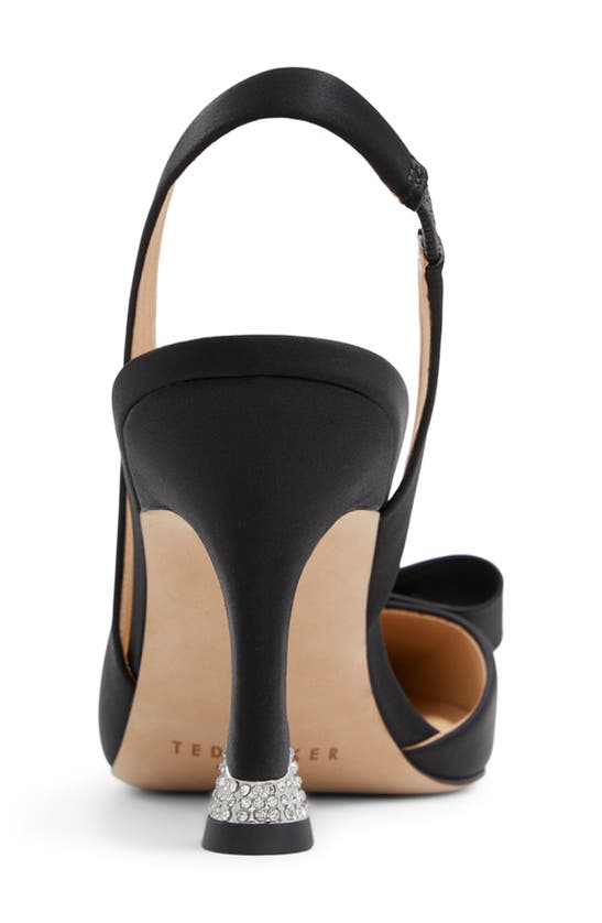 Shop Ted Baker Ari Bow Slingback Sandal In Black