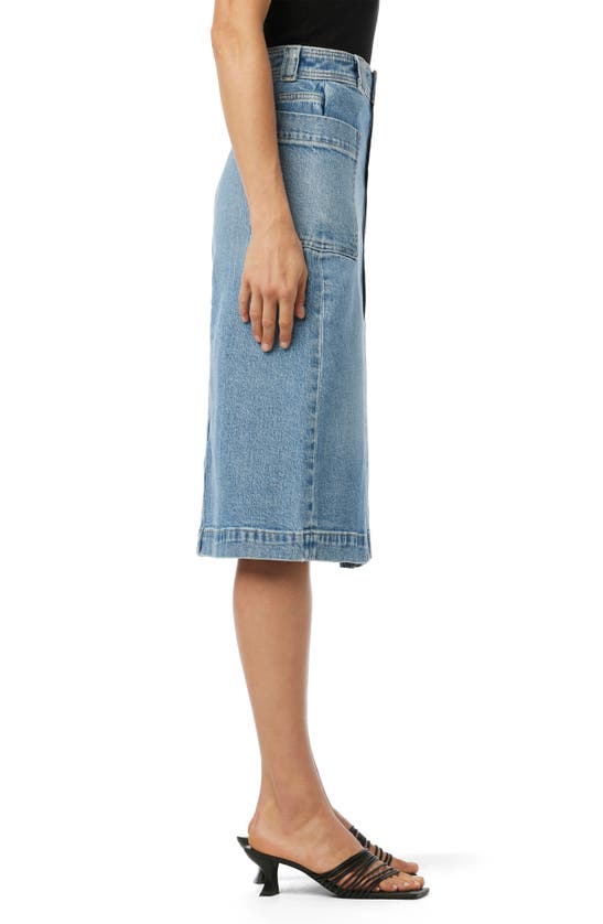 Shop Joe's The Phoebe Patch Pocket Denim Midi Skirt In So Special
