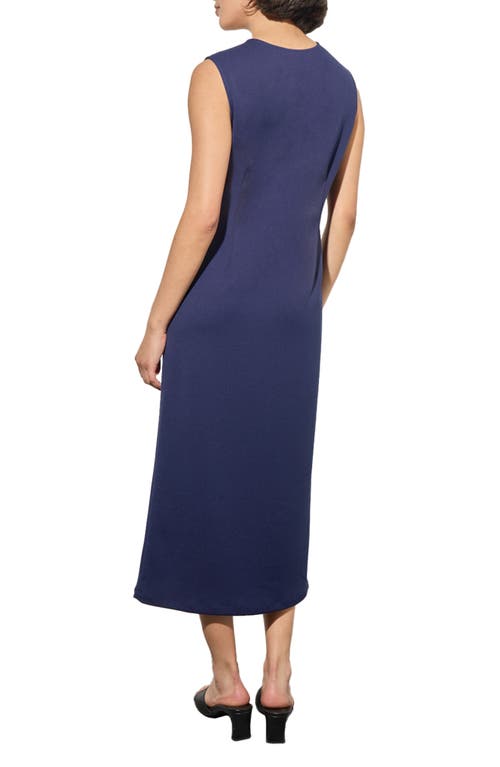 Ming Wang Sleeveless Midi Dress In Regatta