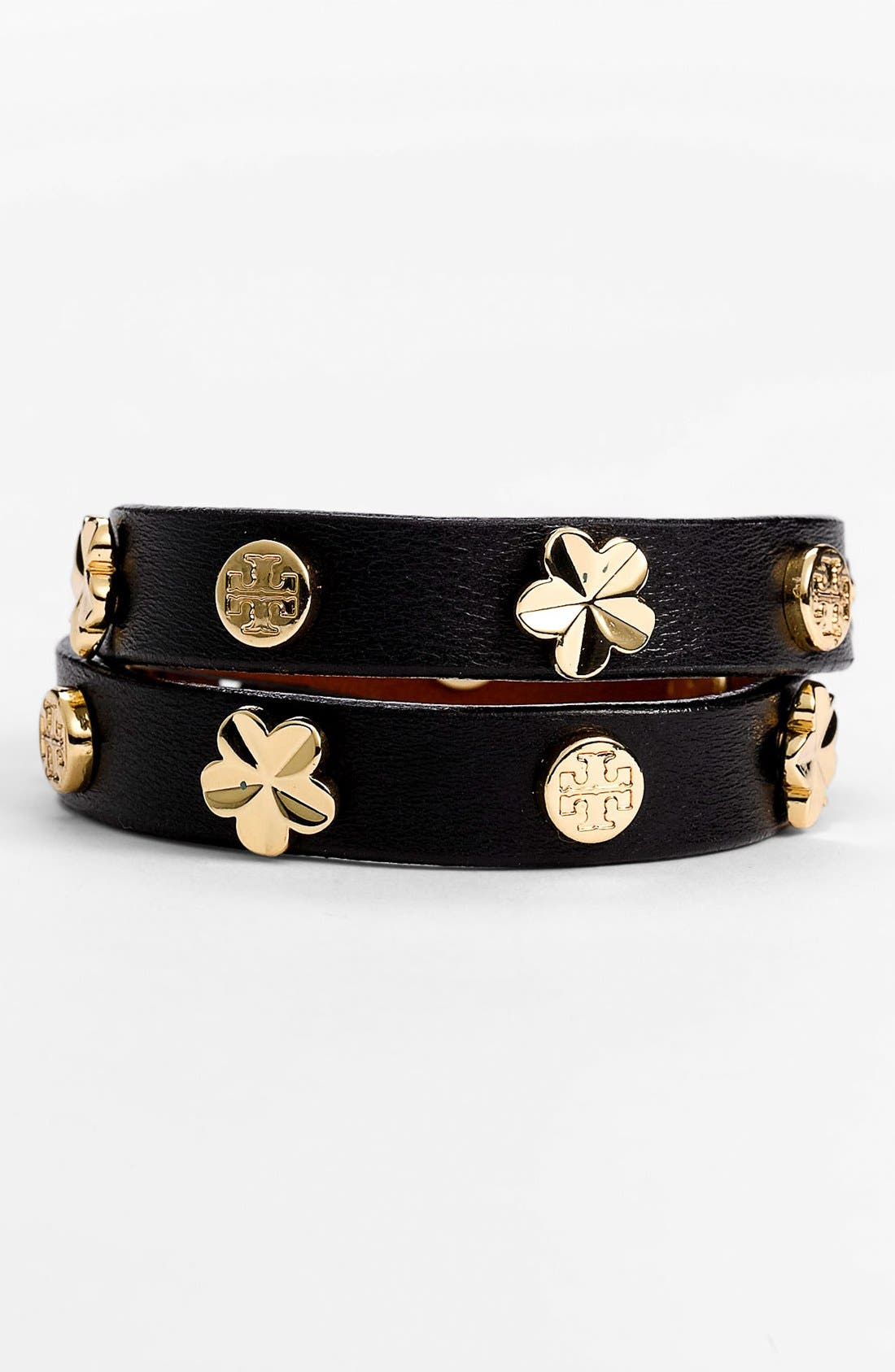 Tory Burch Stud Leather Wrap Bracelet Nordstrom