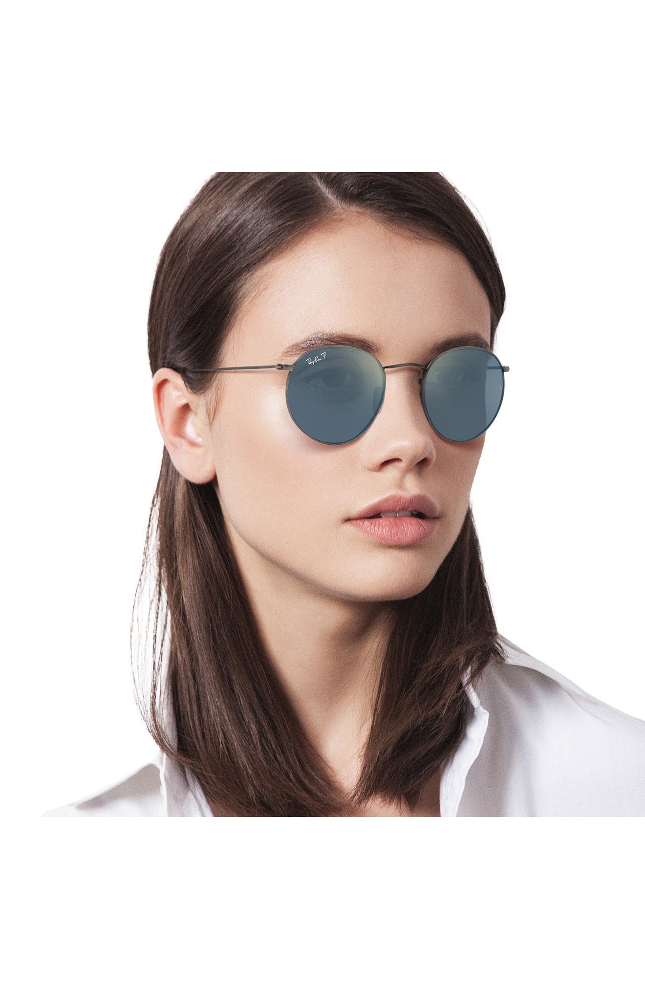 nordstrom ray ban round