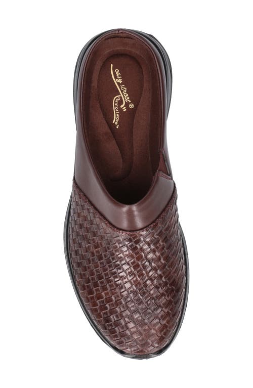 Shop Easy Street Janalee Mule In Brown Woven Embossed