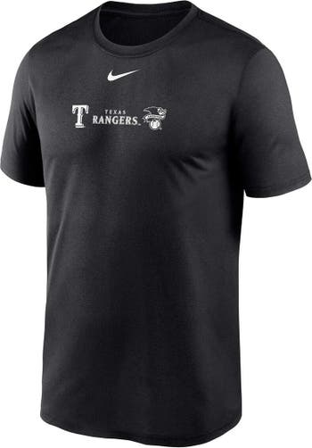 Nike Men's Nike Black Texas Rangers Fashion Over Shoulder Logo
