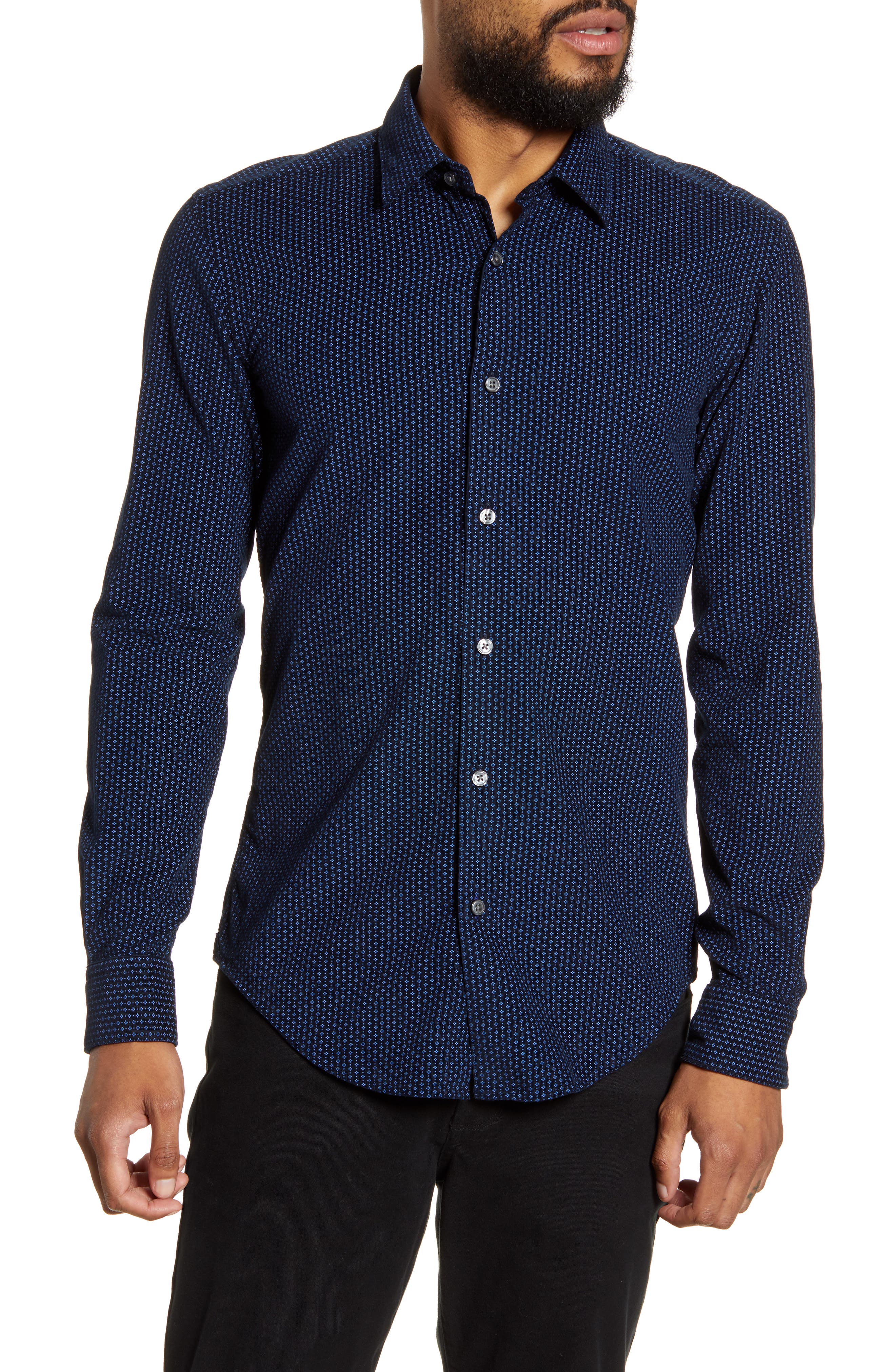 hugo boss corduroy shirt