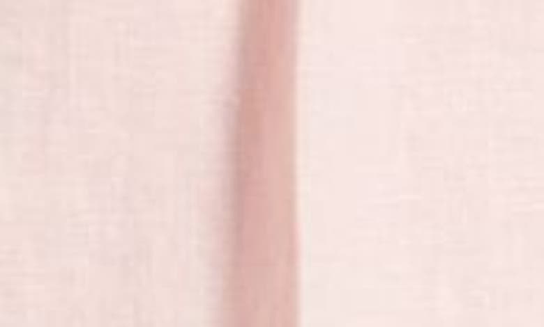 & Other Stories High Waist Pleat Front Linen Ankle Pants In Pink