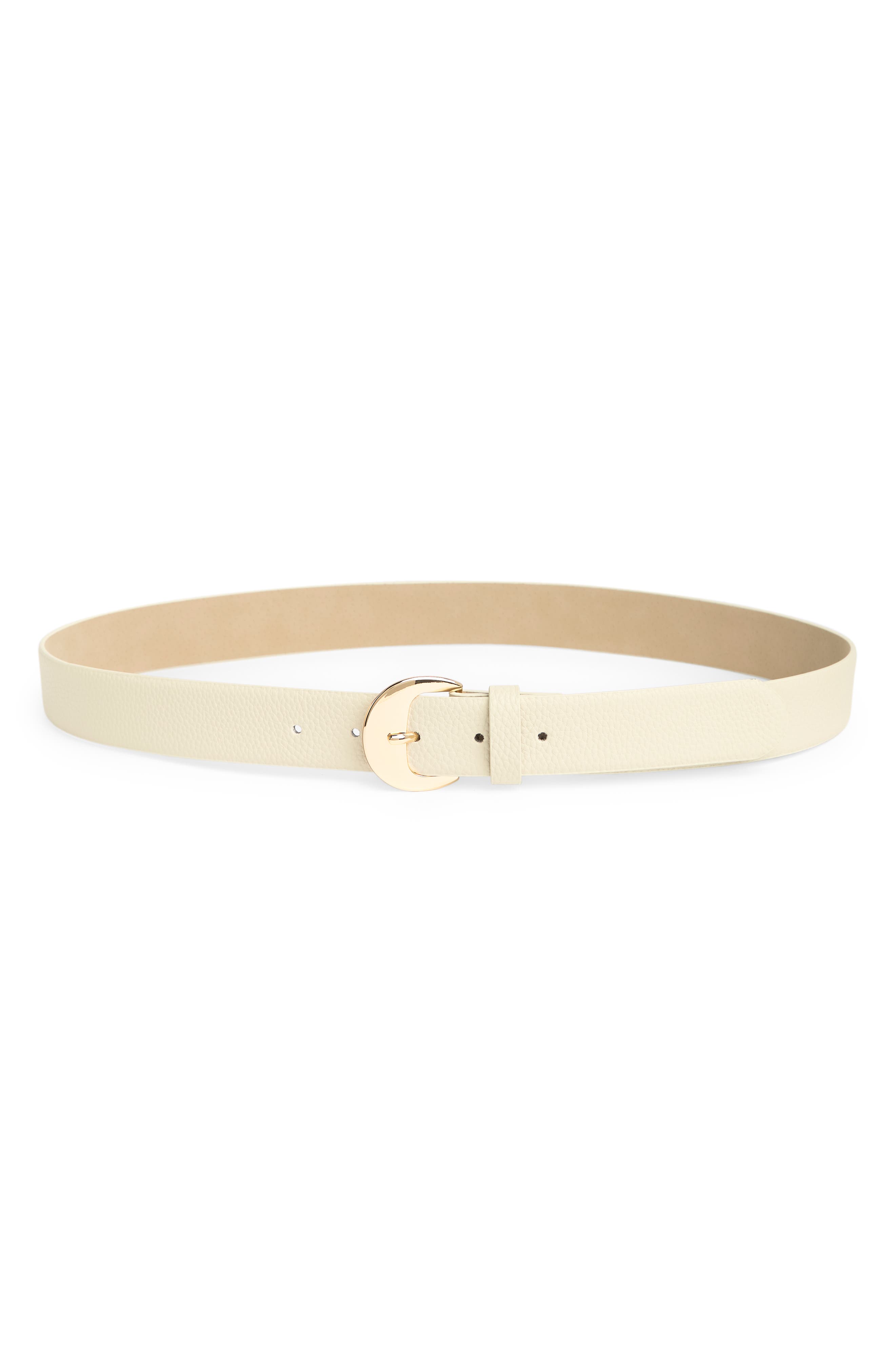 womens white designer belt