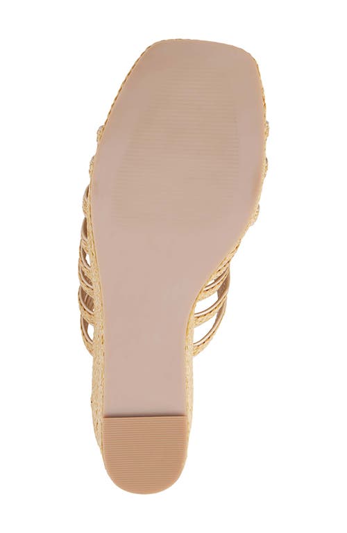 Shop Beach By Matisse Laney Wedge Sandal In Gold