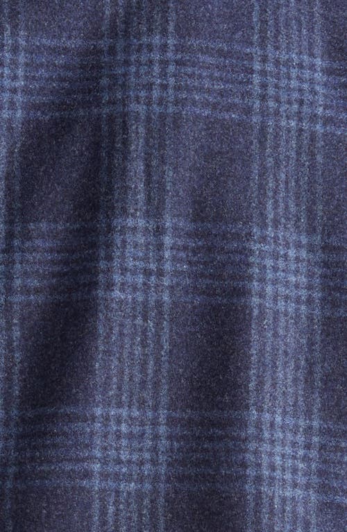 Eleventy Plaid Wool Blend Sport Coat In Blue