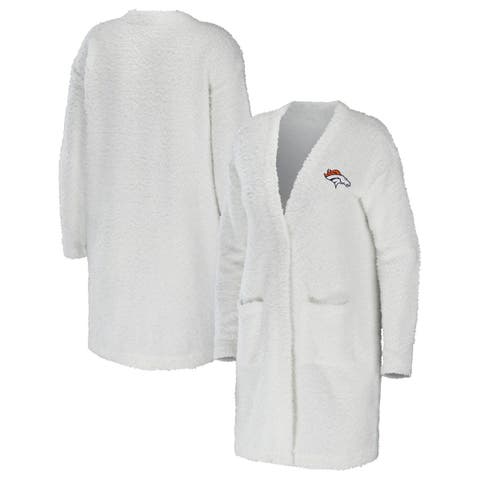 WEAR by Erin Andrews Women's WEAR by Erin Andrews Cream Baltimore Ravens  Sherpa Half-Zip Hoodie