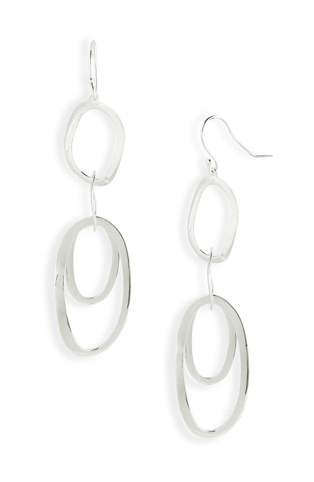 Ippolita Scultura Sterling Silver Multi Oval Earrings