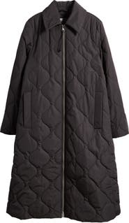 COS Quilted Long Jacket | Nordstrom