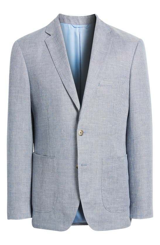 Shop Rodd & Gunn The Cascades Slub Linen & Wool Sport Coat In Sky