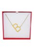 Thumbnail image number 5 of Savvy Cie 14K Gold Plated Initial Pendant Necklace with Gift Box - Multiple Letters Available