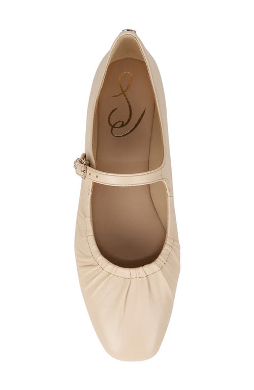 Shop Sam Edelman Micah Mary Jane Flat In Linen Se