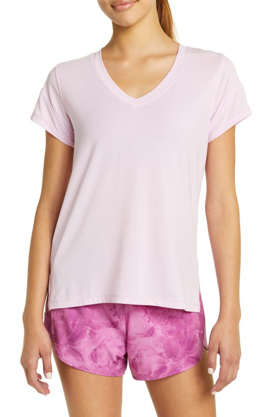 Zella Ava T-shirt In Pink Lavender