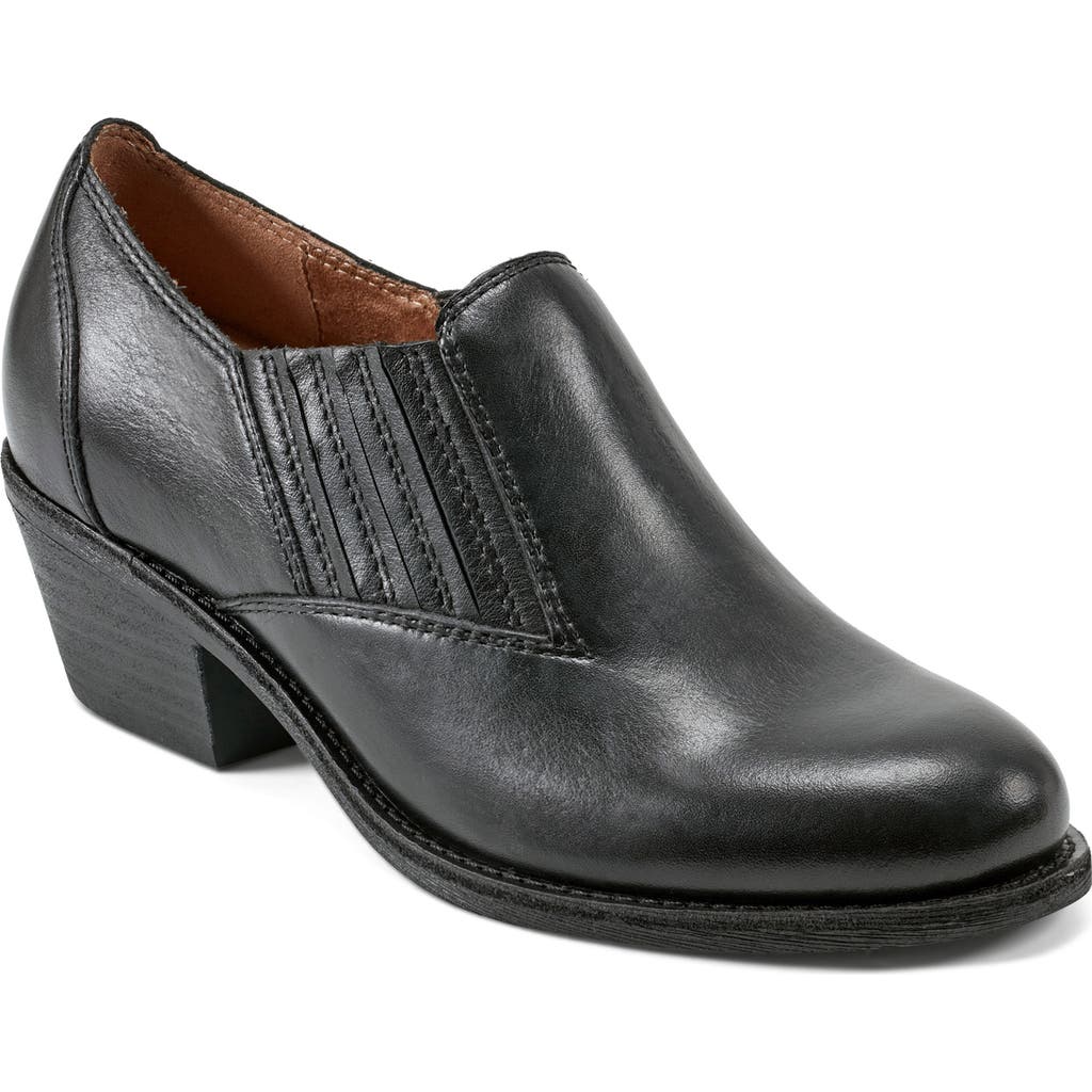 Earth Jalin Womens Suede Block Heel Booties In Black