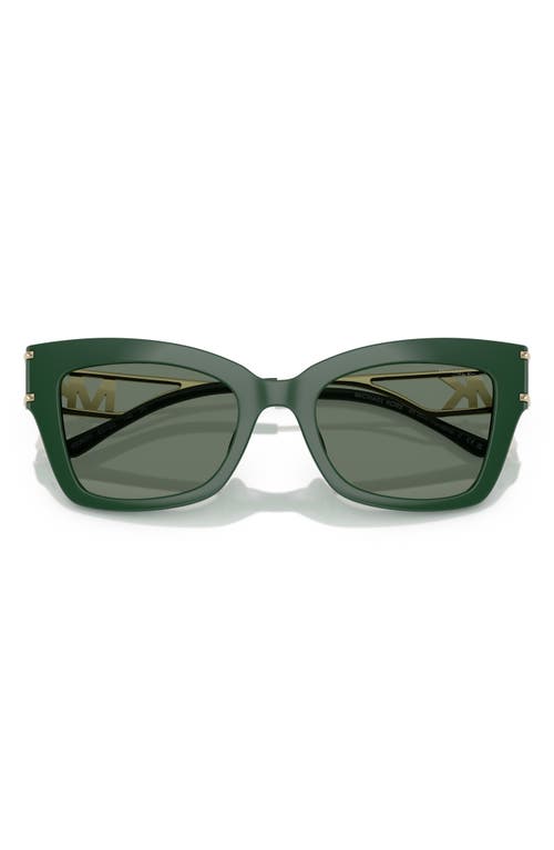 Michael Kors 52mm Square Sunglasses In Green