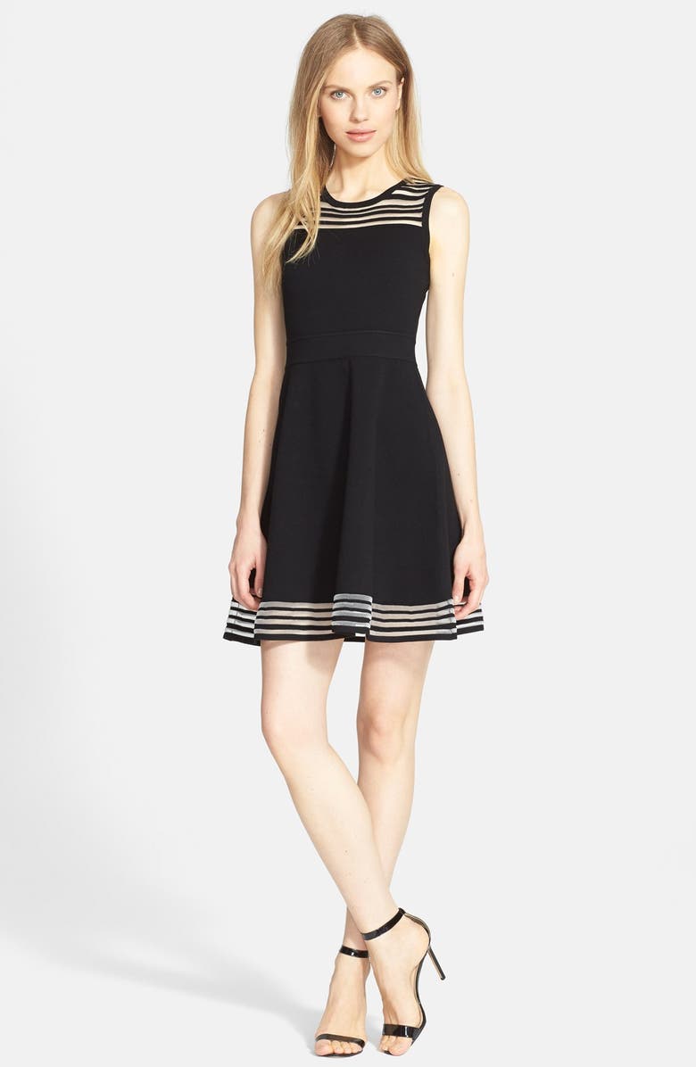 Milly Illusion Fit & Flare Dress | Nordstrom