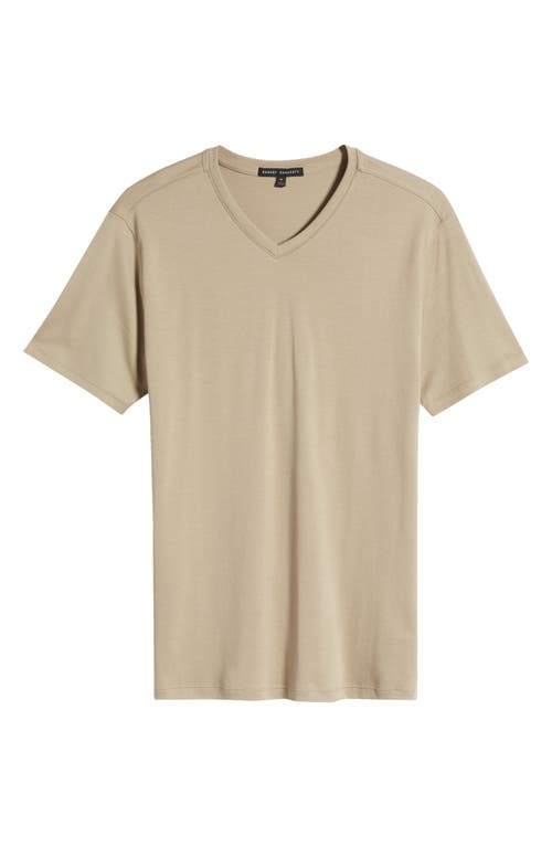 Robert Barakett Georgia Regular Fit V-neck T-shirt In Twine