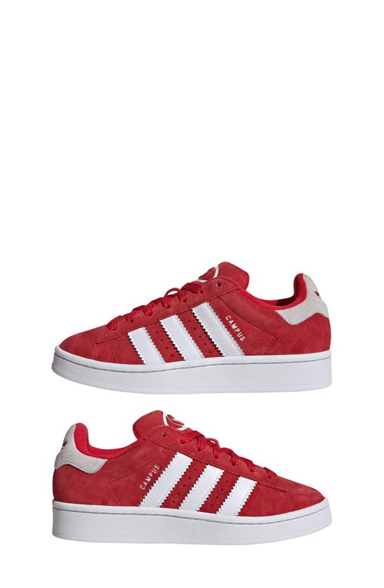 Shop Adidas Originals Kids' Campus 00s Sneaker In Scarlet/ Footwear White