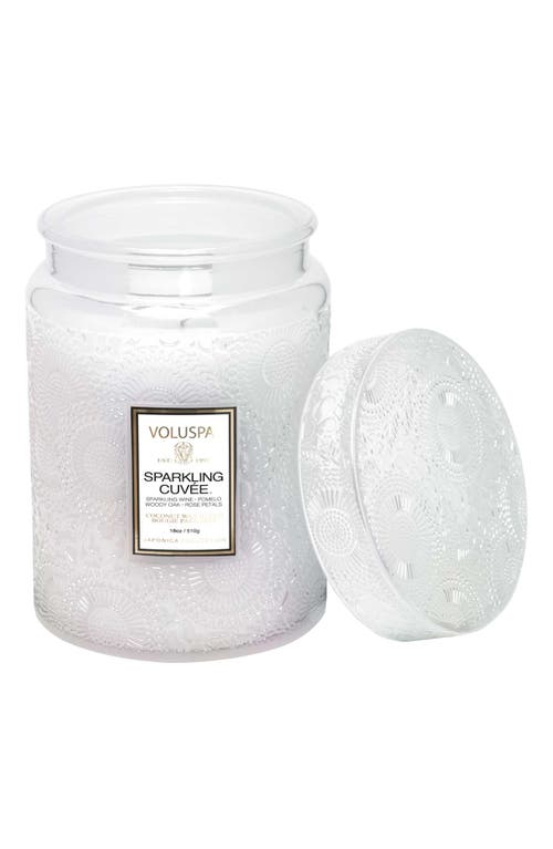 Voluspa Mini Sparkling Cuvee Glass Jar Candle 5.5 oz / 156 G 1-wick Candle In Sparkling Cuvee