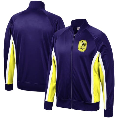 Purple Raglan Monogram-stripe Track Jacket in Purple for Men