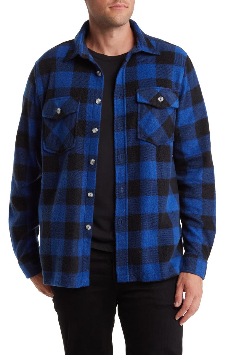 VSTR Plaid Flannel Shirt Jacket | Nordstromrack