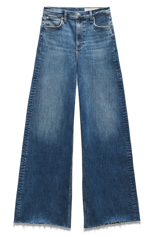 Rag & Bone Flexi Sofie High-rise Wide-leg Jeans In Willow
