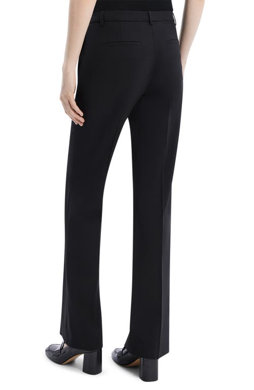 Shop Theory Slim Fit Stretch Wool Trousers In Black