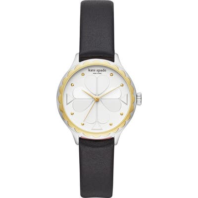 Kate Spade New York Rosebank Scallop Leather Strap Watch, 32Mm