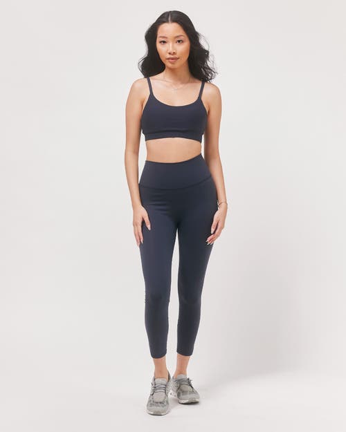 Shop Rebody Active Hybrid Legging High Waist Crop Leggings 23" In Space Navy