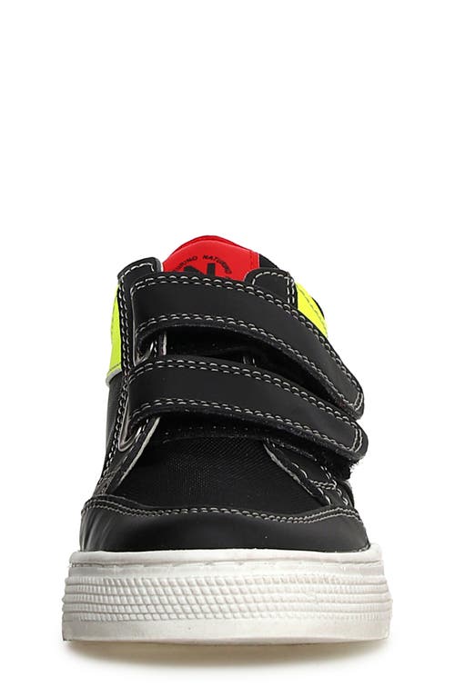 Shop Naturino Kids' Mizar High Top Sneaker In Black