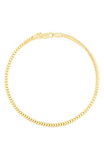 Glaze Jewelry Foxtail Chain Bracelet In Gold