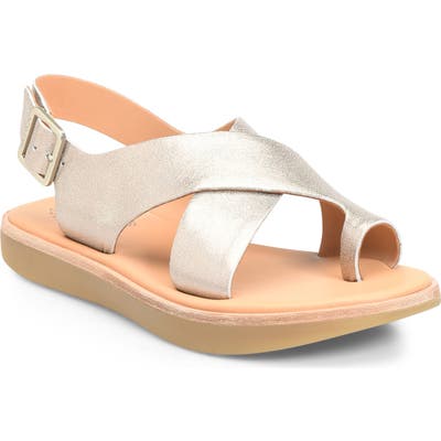 Kork-Ease Canoe Sandal, Metallic