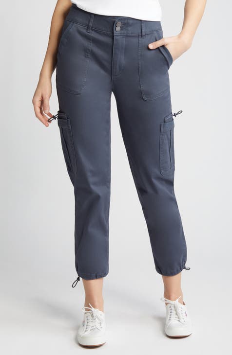 Women's Navy Blue Cargo Pants – JoyBox