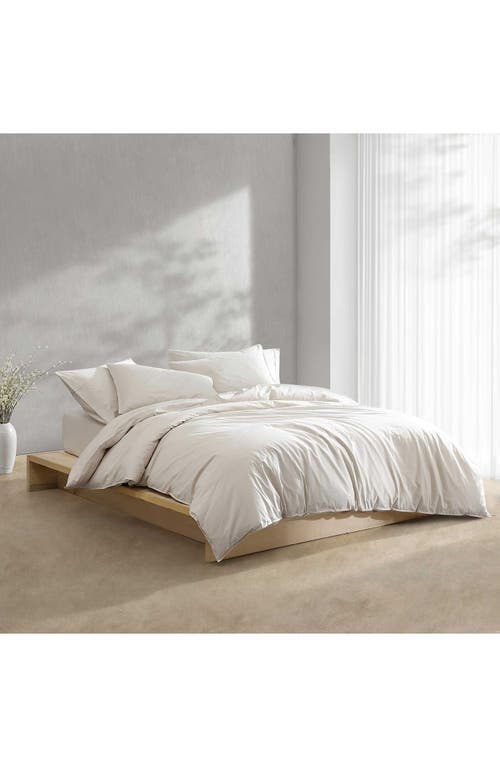 Shop Calvin Klein Washed Percale Comforter & Shams Set In Beige/tan