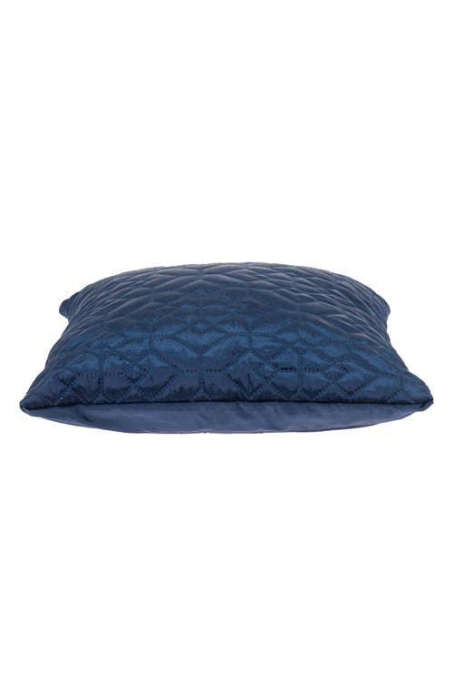 Parkland Collection Sora Square Throw Pillow In Navy