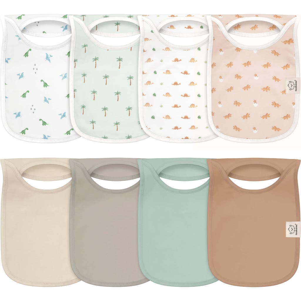 Keababies 8-pack Hallo Drool Bibs In Roarsome