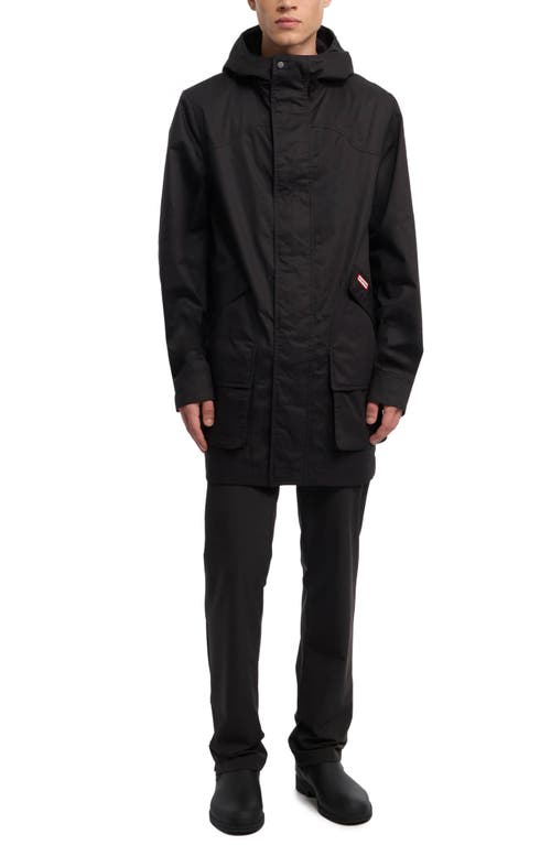 HUNTER HUNTER DOWNING HOODED RAIN JACKET 