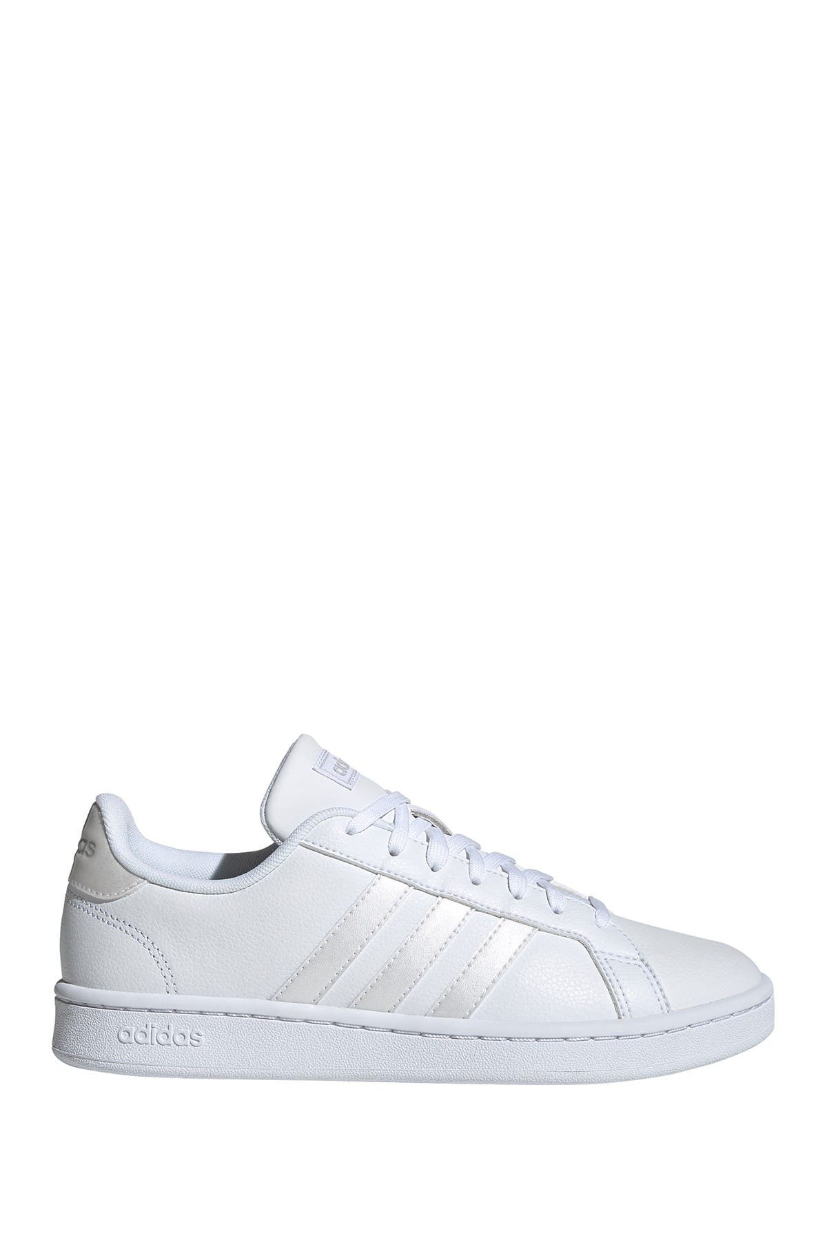 adidas grand court grey