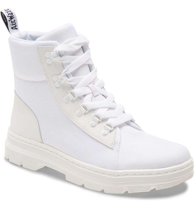 DR. MARTENS Combs Boot, Main, color, WHITE LEATHER