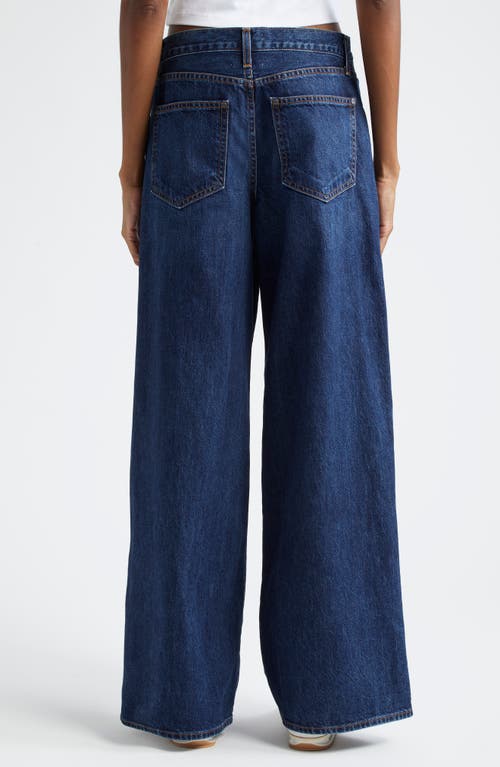 Twp Tiny Dancer High Waist Wide Leg Jeans In Dark Wash